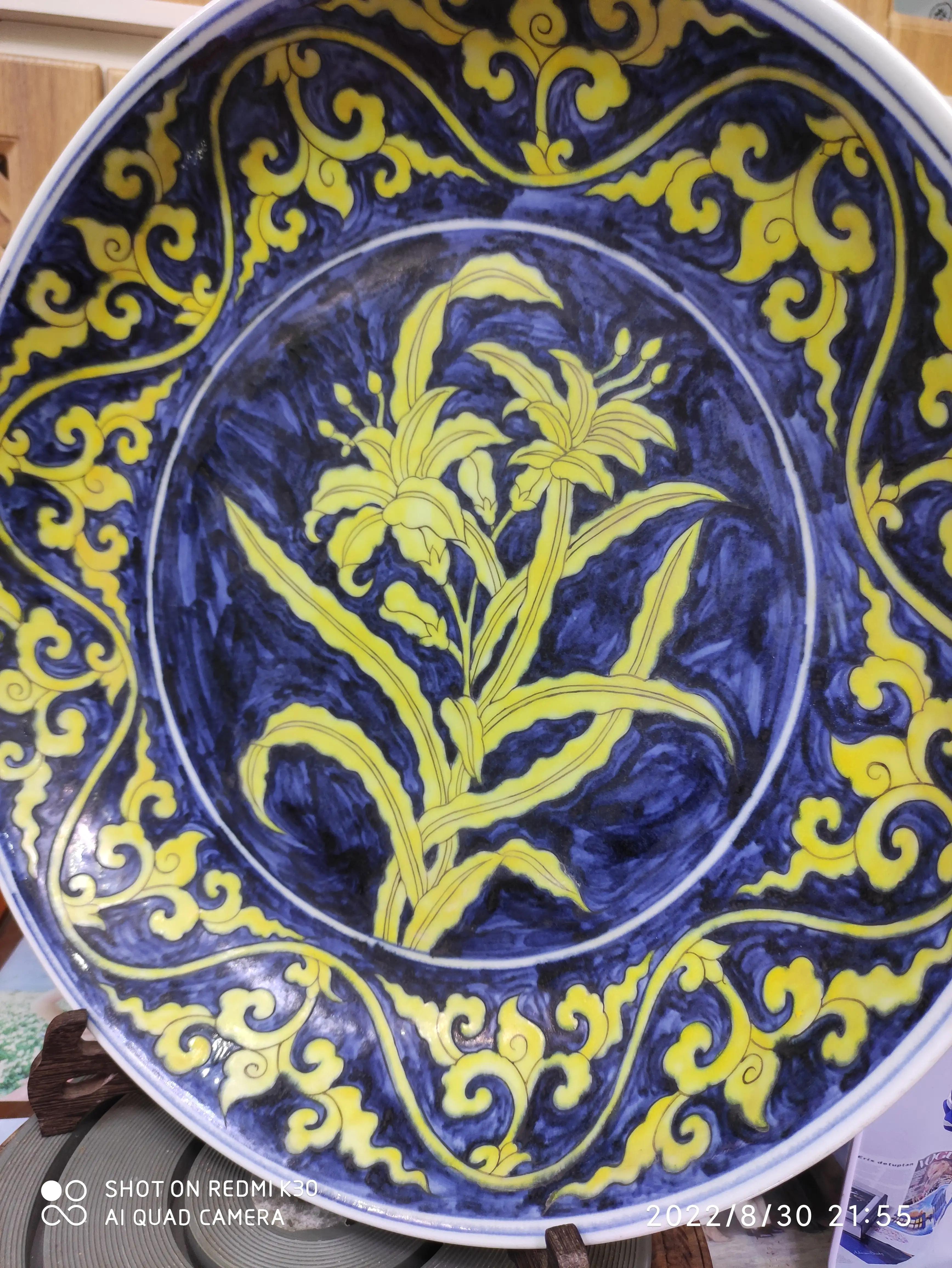 大明宣德青花瓷盘图片,大明宣德青花瓷盘全部图片