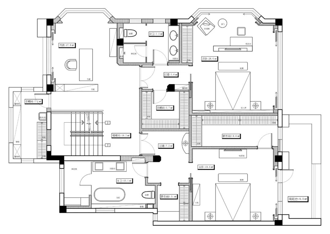 ADEN别墅空间|让每个空间都能灵活切换