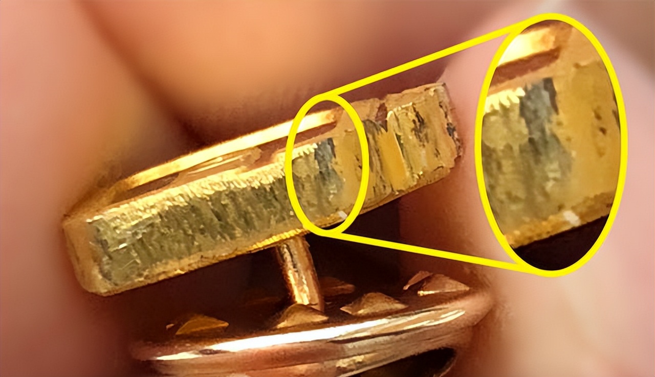 买的一口价的黄金掉色了怎么办,黄金为什么会掉色就像掉漆一样