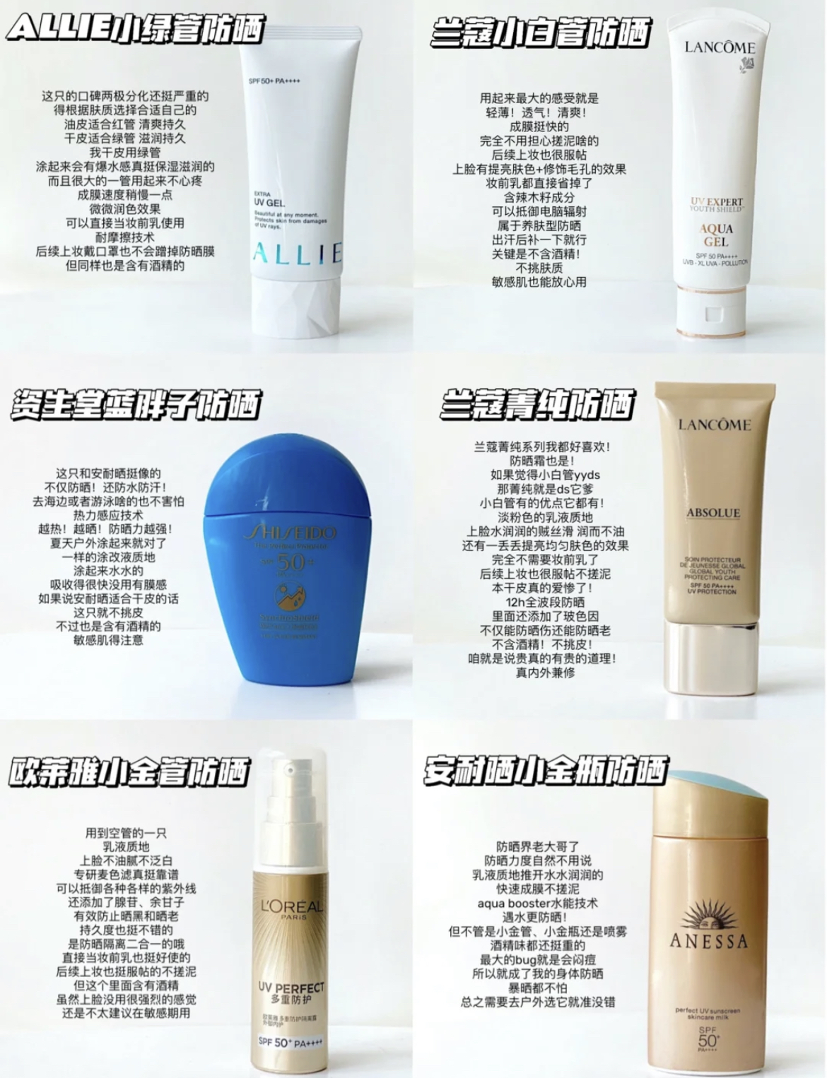 夏日防晒好物大合集,夏日清爽防晒推荐