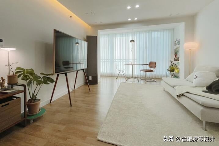 中韩夫妻住108㎡，室内虽是简装但清爽舒适，进门就感受到了幸福