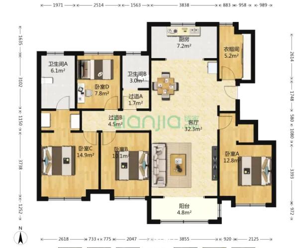 武清区龙湾城优缺点,老白带你探房