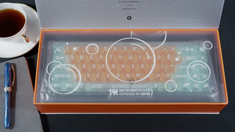 lofree洛斐机械键盘测评,洛斐全透明机械键盘