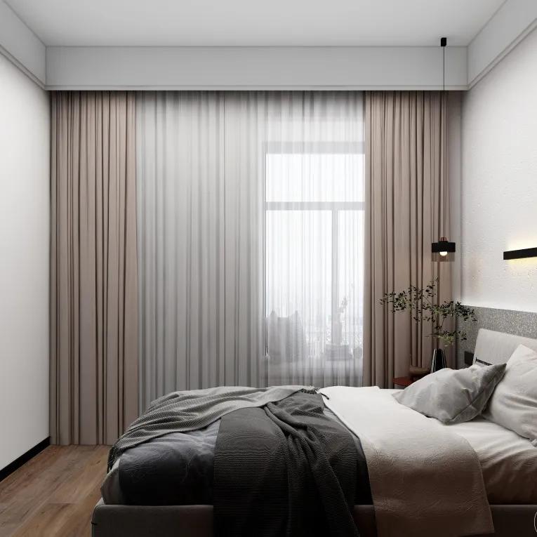 75平米现代风格婚房设计,75平方工业风婚房