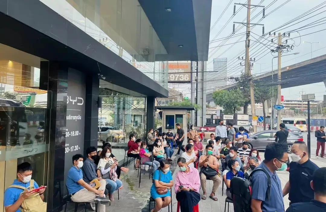 泰国的比亚迪专卖店,比亚迪泰国车展