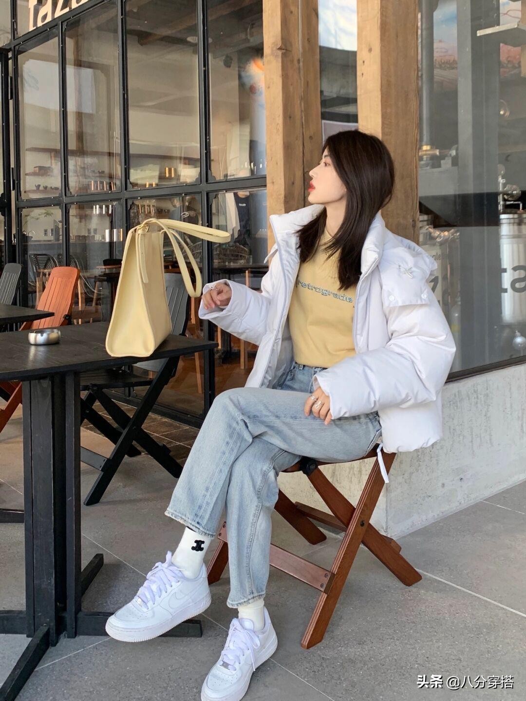 羽绒服短款女洋气小个子显瘦,显瘦短款羽绒服