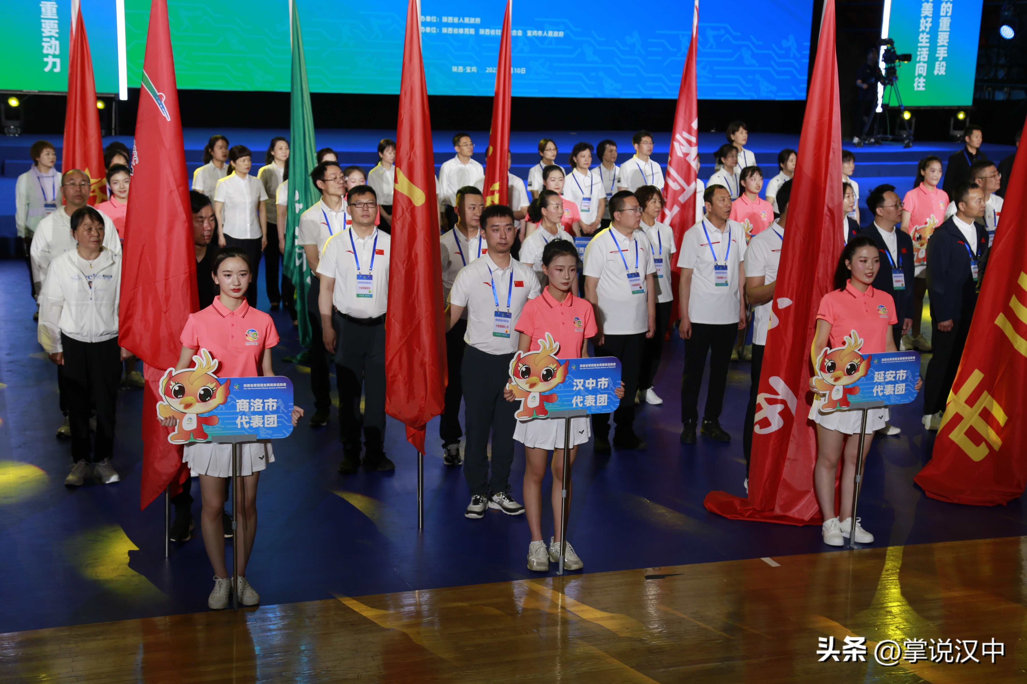 陕西省第十七届运动会汉中代表队,省运会汉中代表团