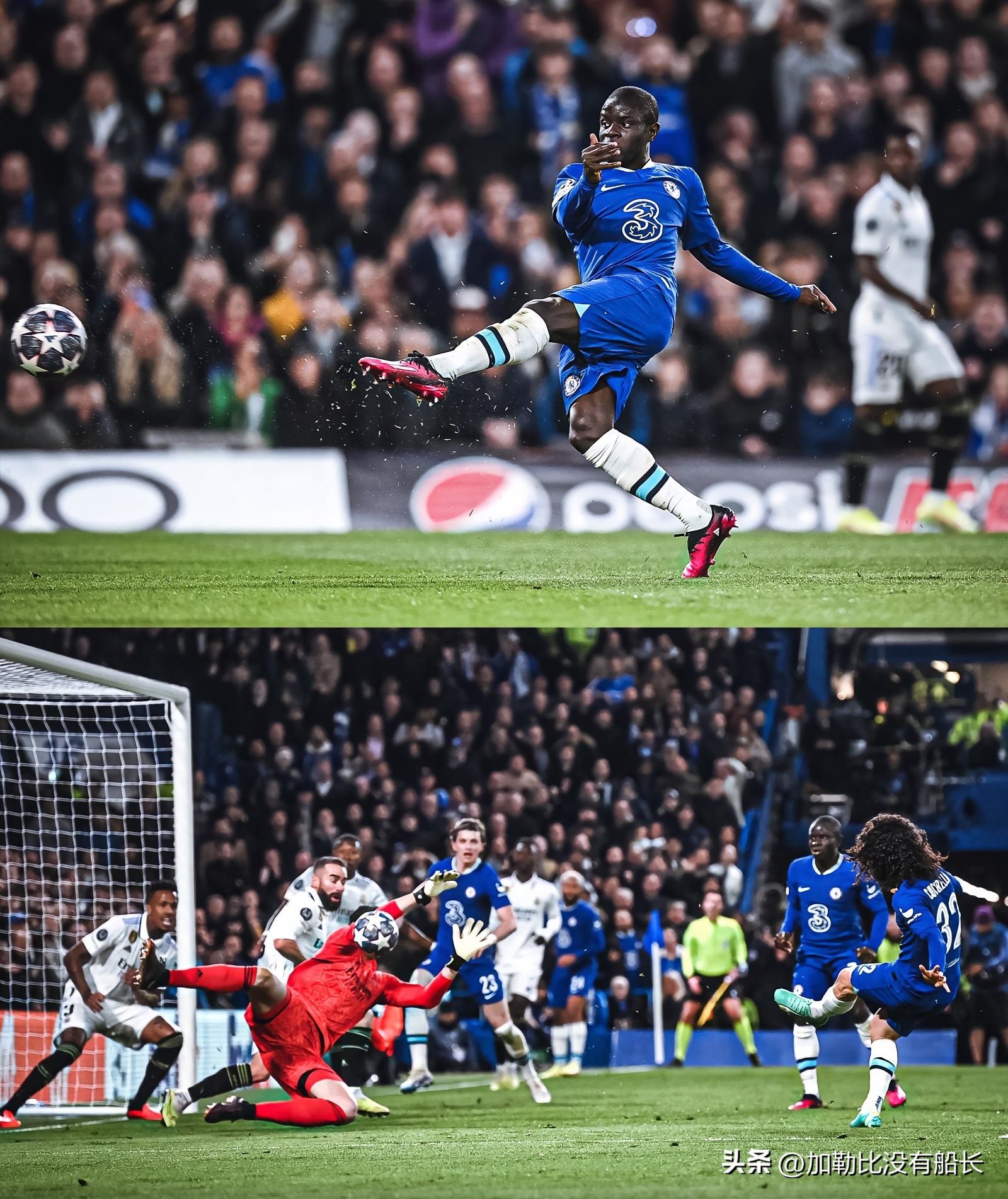 切尔西被打爆,皇马双杀蓝军切尔西