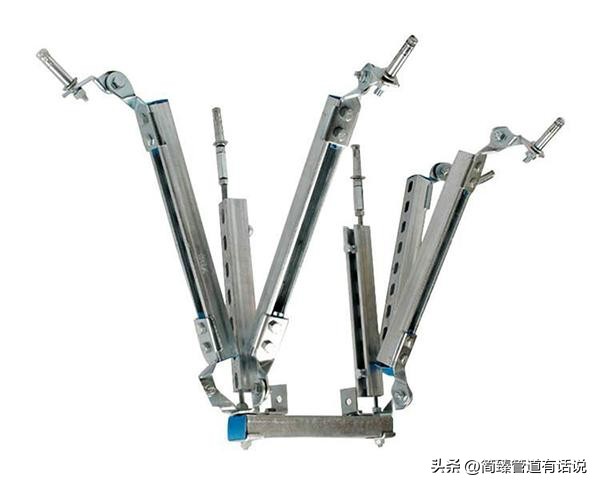 抗震支吊架安装教程,抗震支吊架侧向和纵向怎么安装