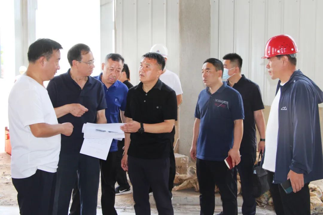 黄军调研全县重点项目建设,王飞虎率队调研全县重点项目工作