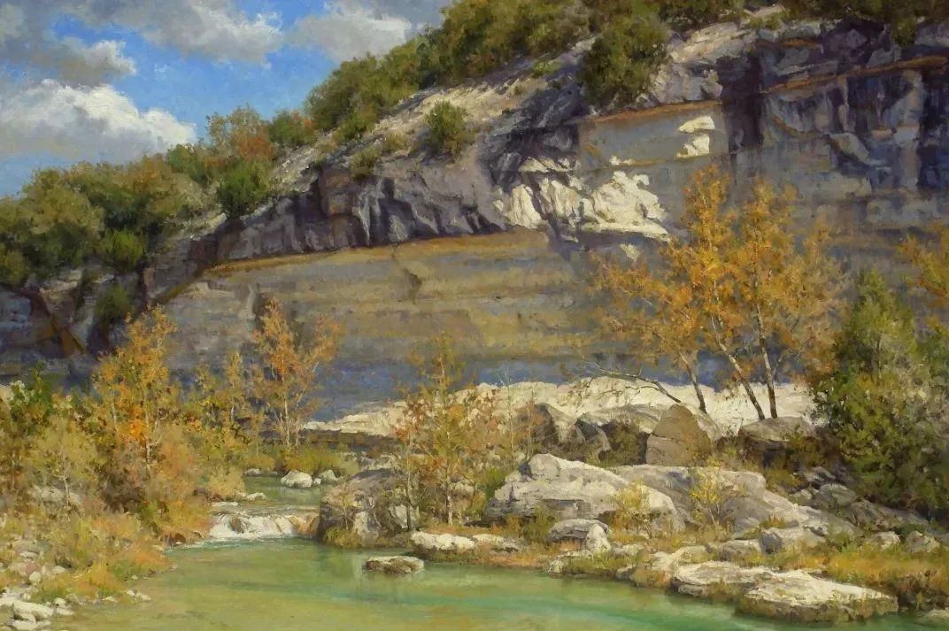 大师笔触生动的风景油画,视觉冲击力很强的风景油画图片