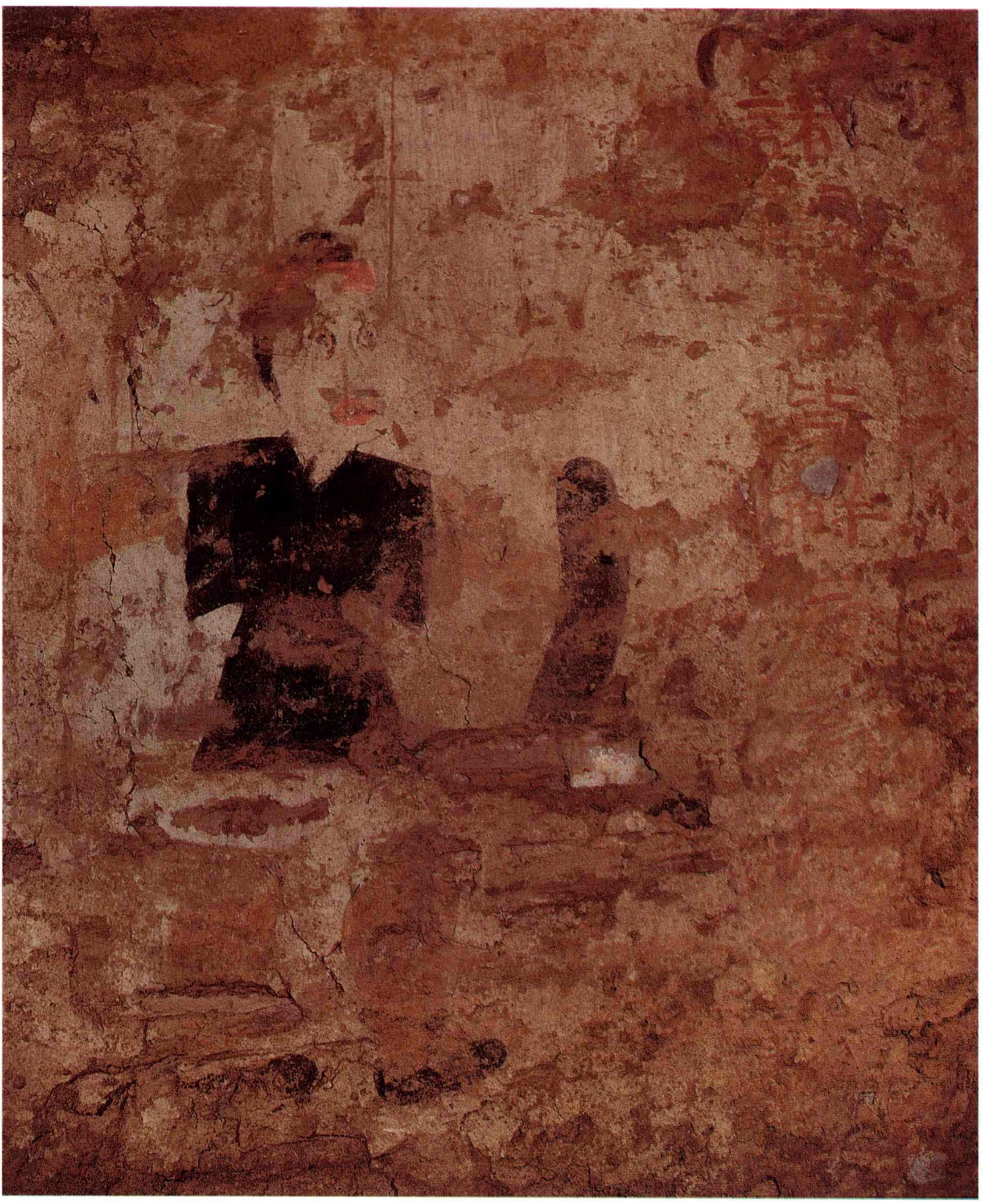 河南出土壁画图片,陕西出土古代壁画展