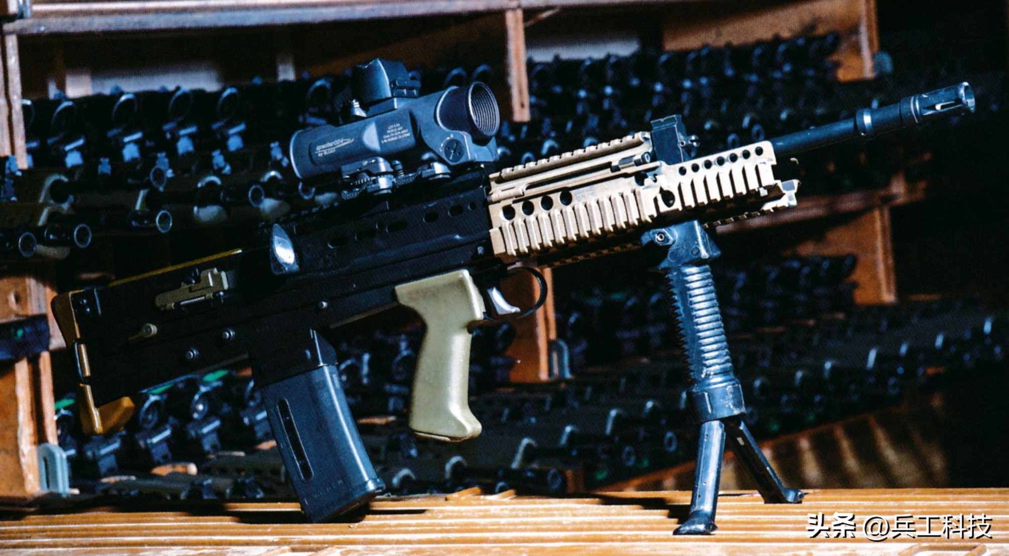 英国sa80步枪,sa80a2轻机枪