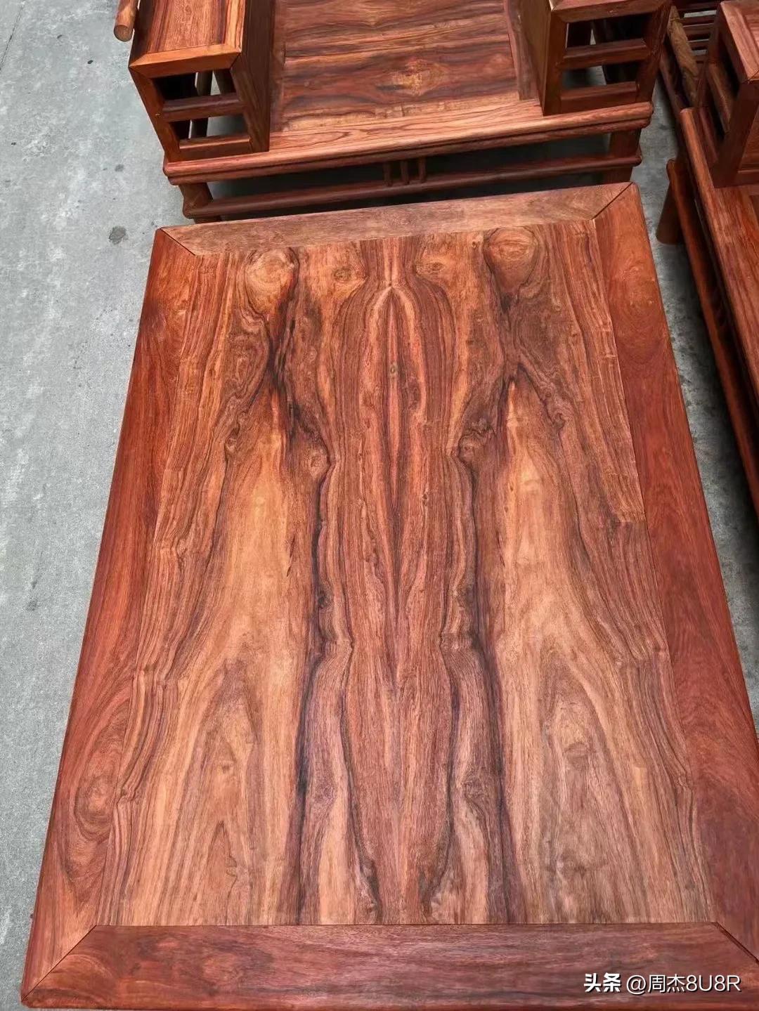 缅甸花梨大果紫檀加大加厚沙发,缅甸花梨黑红老料步步高沙发