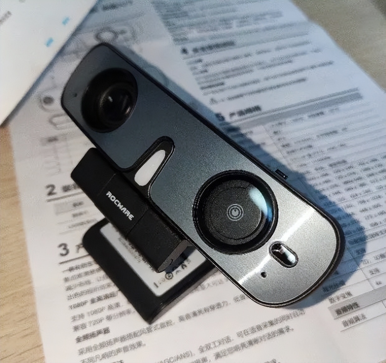 「读者试用」终结笔记本摄像头，ROCWARERC08全高清音视频一体化摄像机试用体验