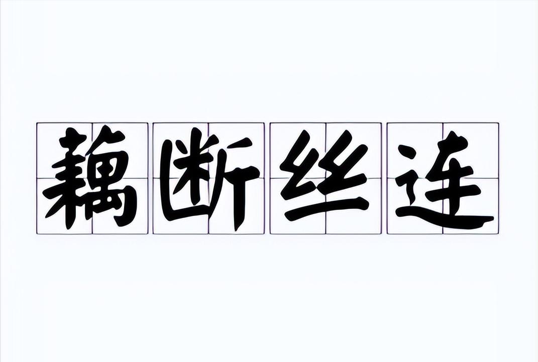 藕断丝连看图猜成语,藕断丝连四个字成语