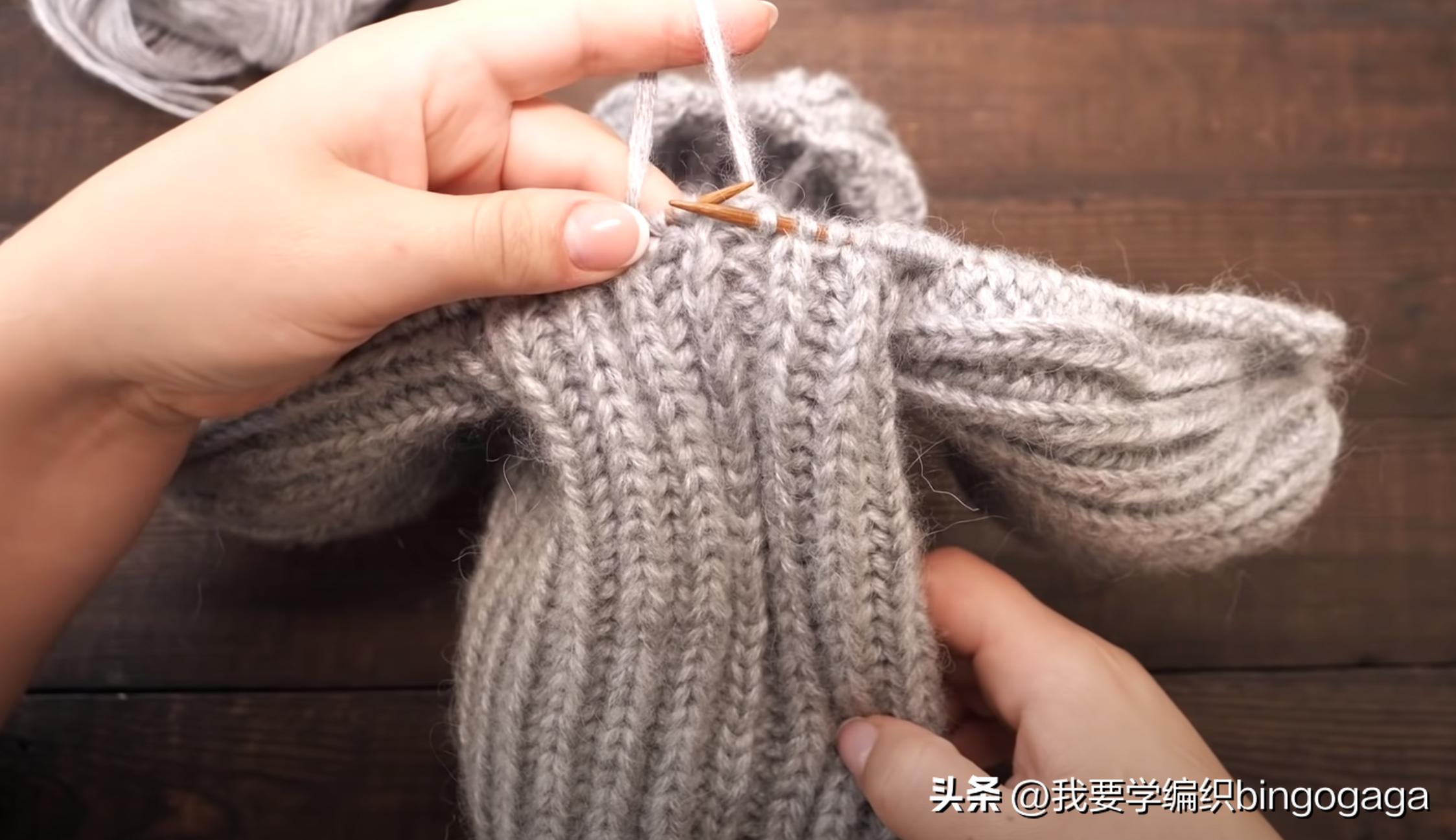 简单的女冬风雪帽编织,秋冬大帽檐帽子编织