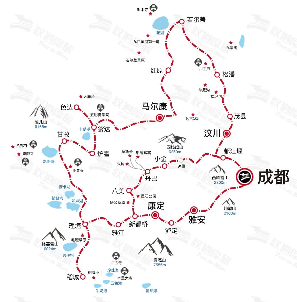 进藏318和出藏317路线,从北京出发进藏318全程路线
