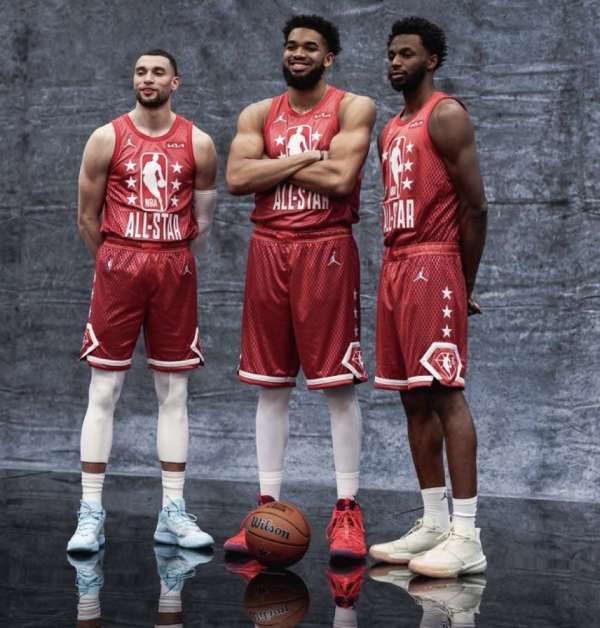 2022全明星战靴,2024年nba全明星名人赛上脚球鞋