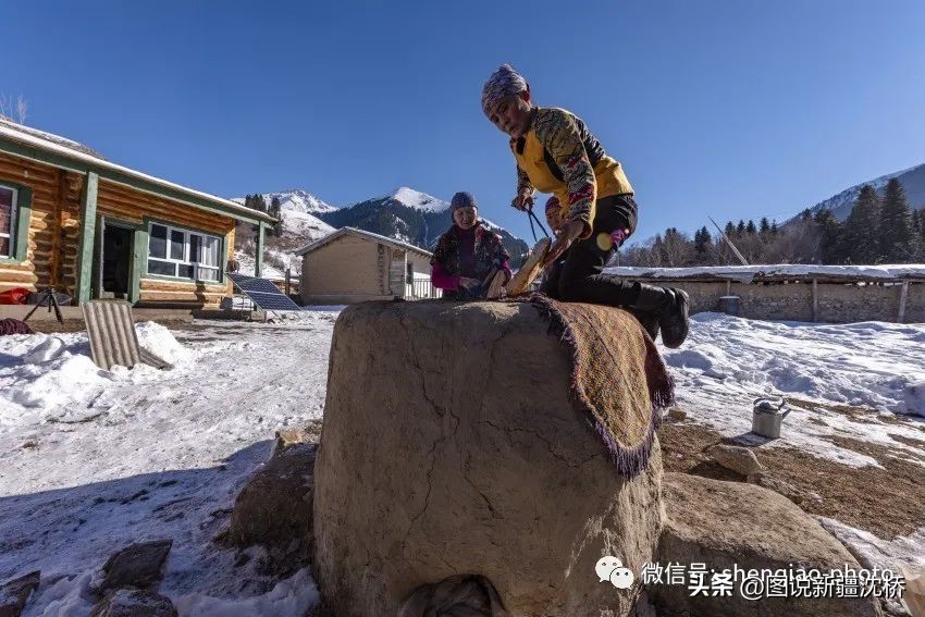 探寻琼库什台,琼库什台冬日河水