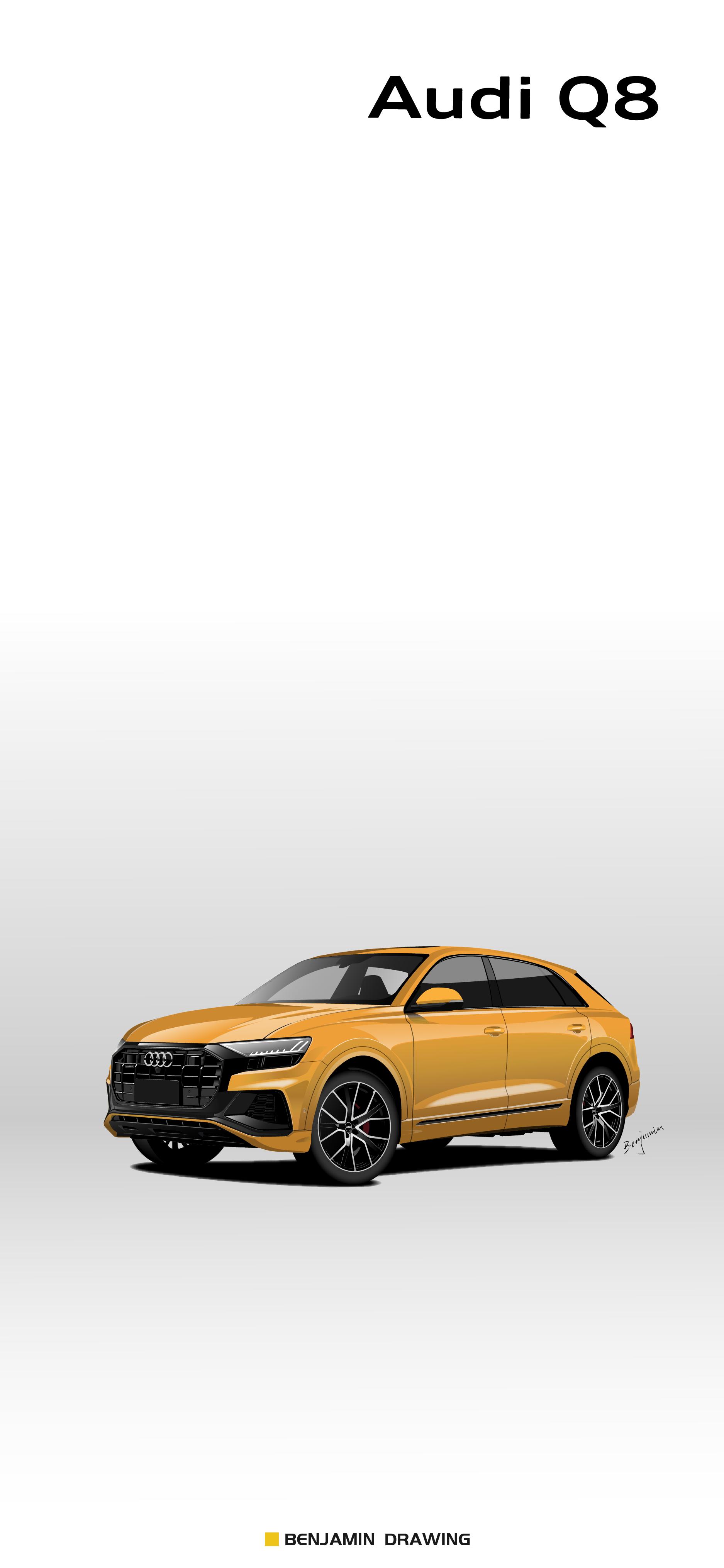 6-12岁手绘汽车,公路车插画壁纸