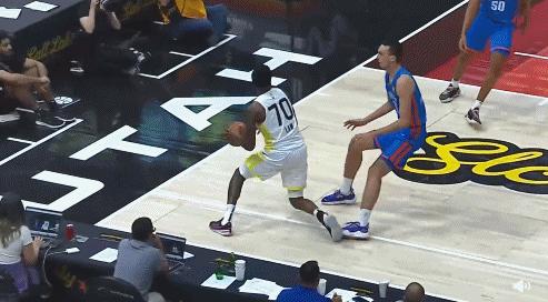 胖头陀被揍视频,莫兰特被对手嘲讽空砍40分