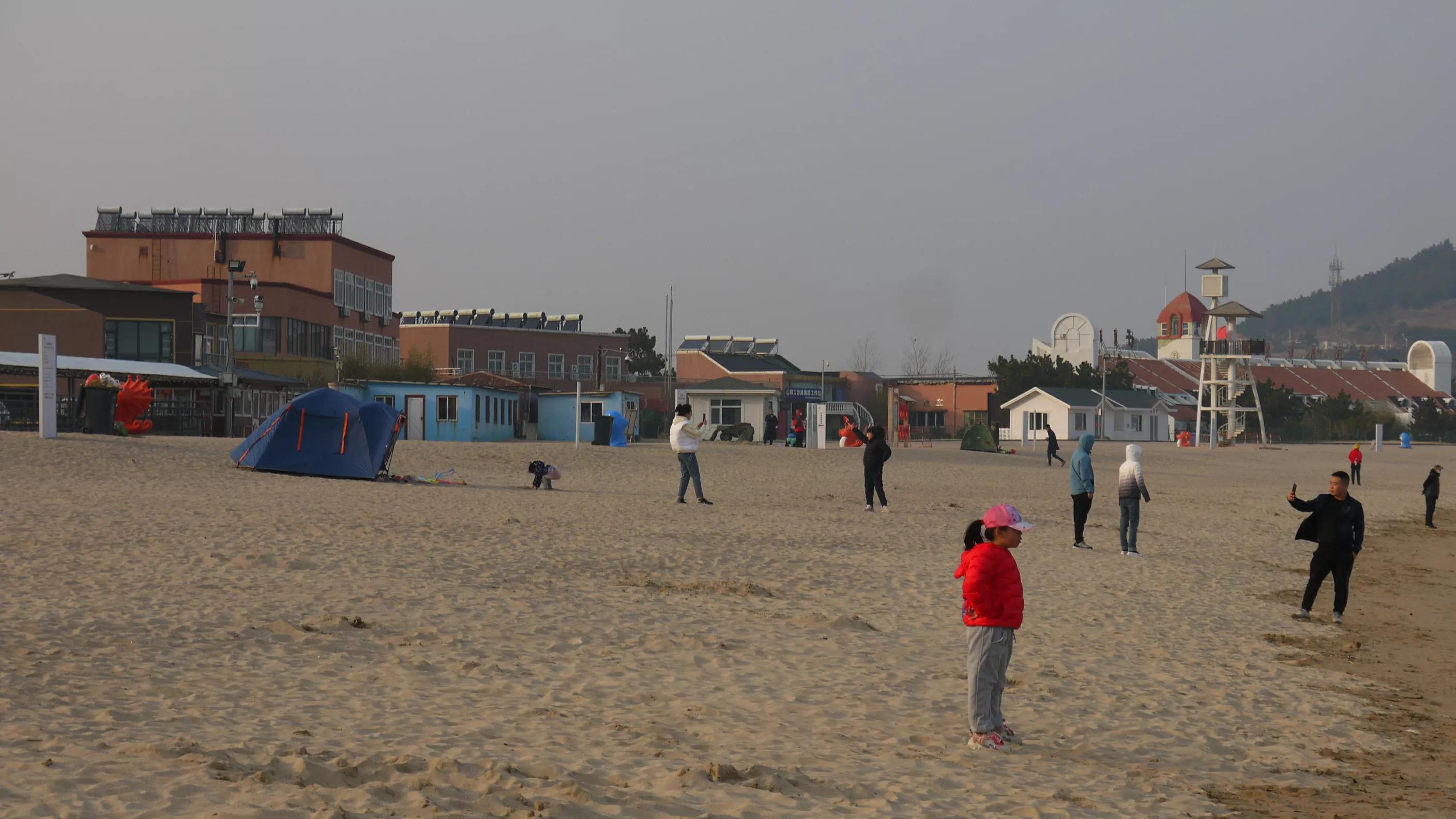 青岛崂山仰口沙滩相关风景视频,崂山怎么去仰口沙滩