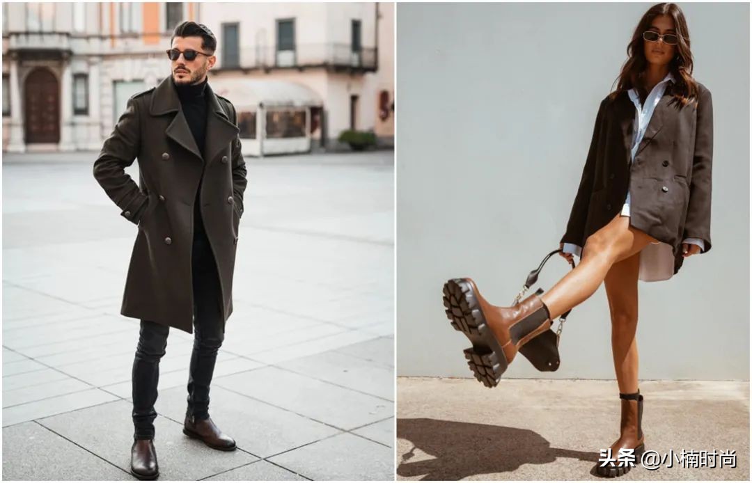 切尔西靴跟马丁靴哪个更好搭配,英伦风显瘦切尔西靴穿搭