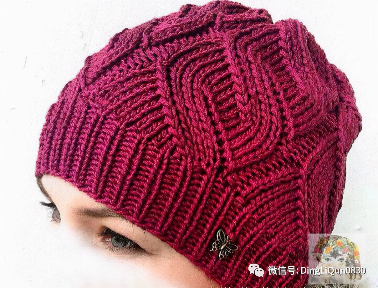 满天星帽子针织方法图解,针织帽子教程大全图解