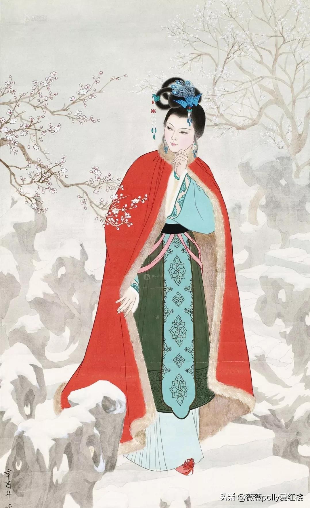 试猜薛宝琴精巧的元宵灯谜，谜底终不过是柴米油盐，内涵全是悲剧