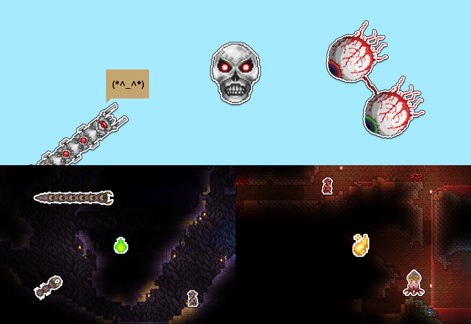 泰拉瑞亚肉山前召唤师前期怎么玩,泰拉瑞亚肉山之后战士装备推荐