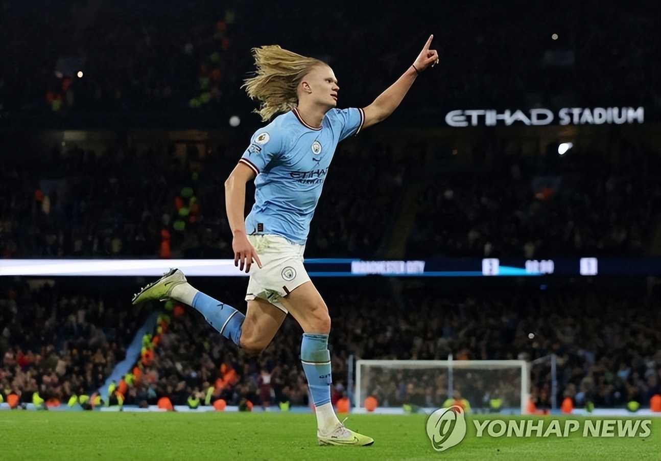 “怪物前锋”霍兰，疯狂的进球感觉33号球。