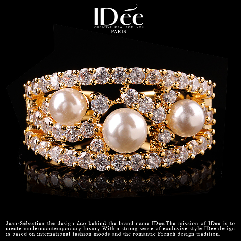 轻奢小众高级感饰品戒指,时尚轻奢格子戒指