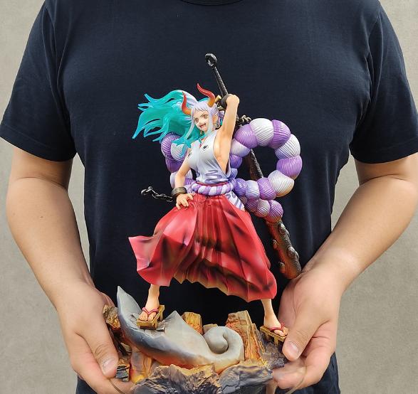 海贼王手办popmax大和开箱,海贼王大头路飞手办