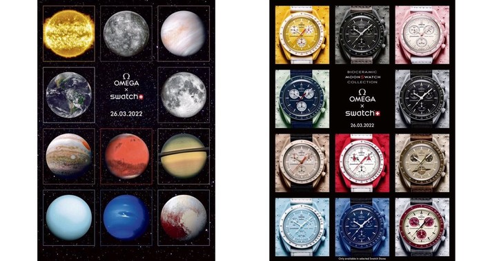 swatchomega联名,omegaxswatch联名表