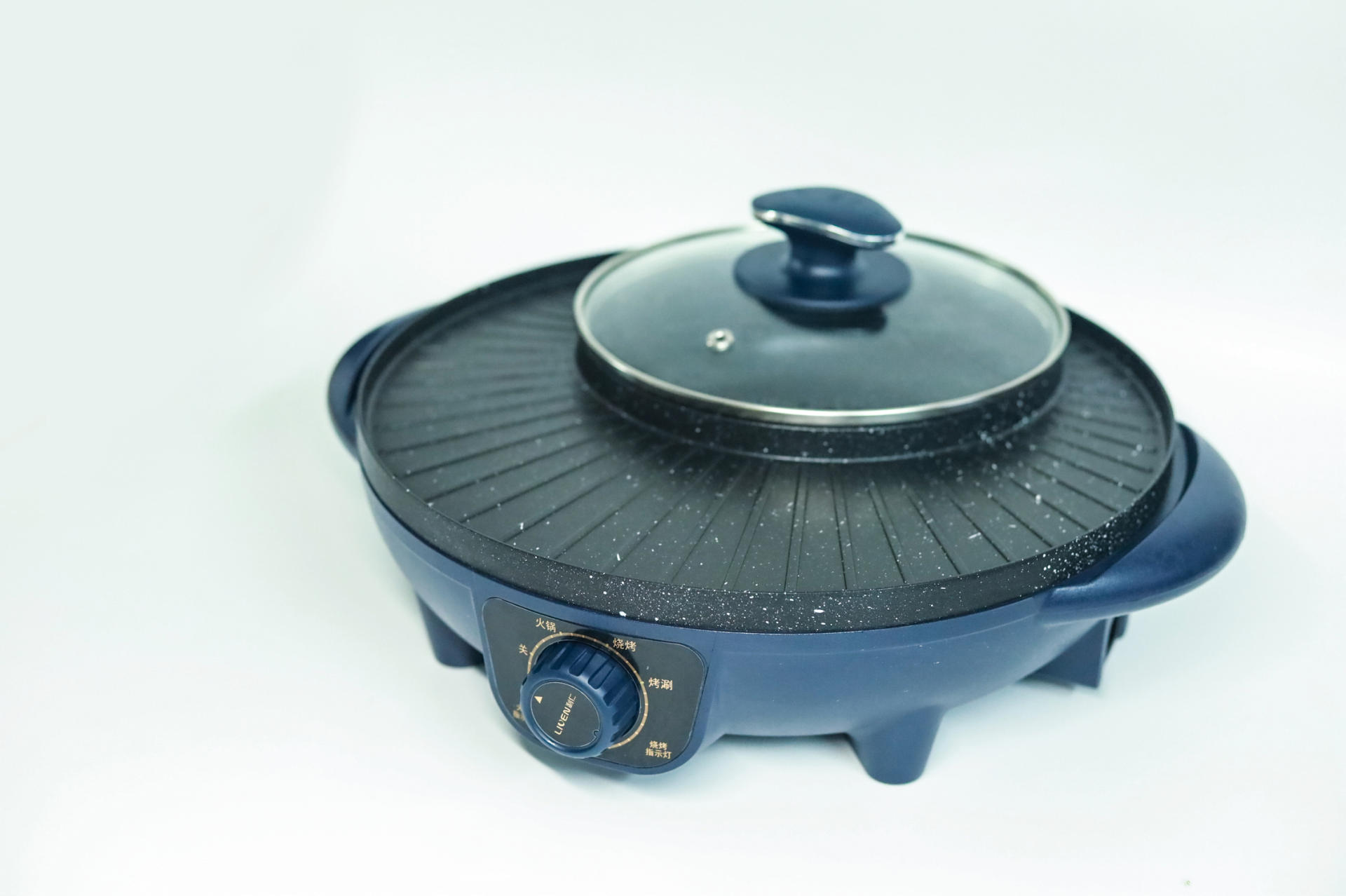 旋转涮烤一体自助火锅,锦鲤烤涮一体自助火锅