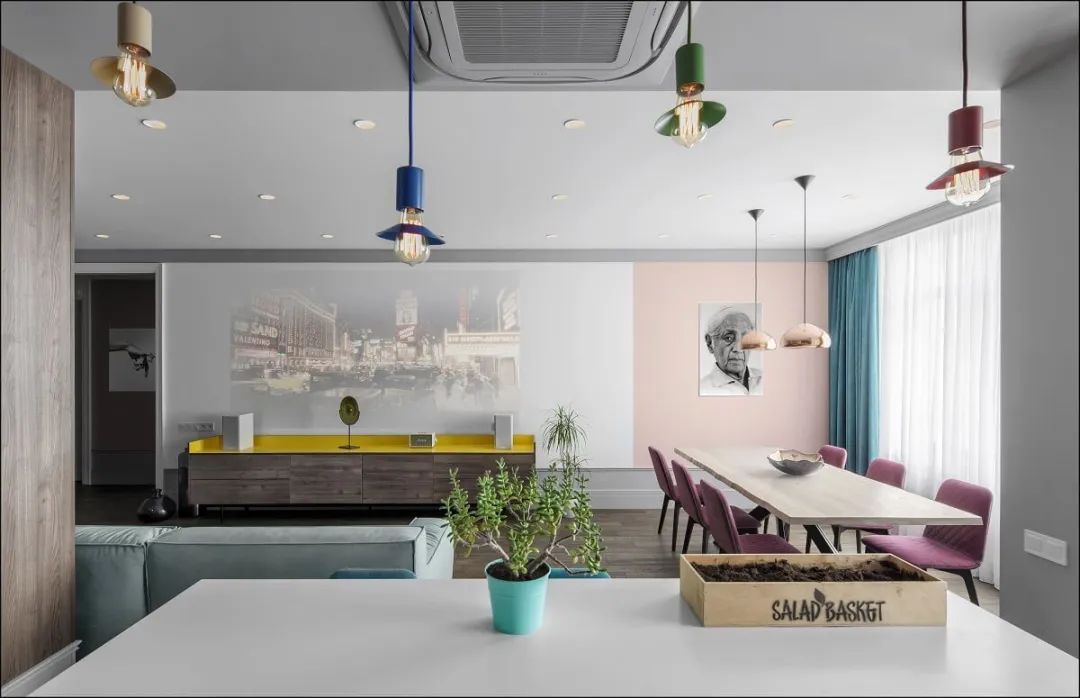 客厅背景墙收纳柜投影仪,50平米投影仪装修效果图大全