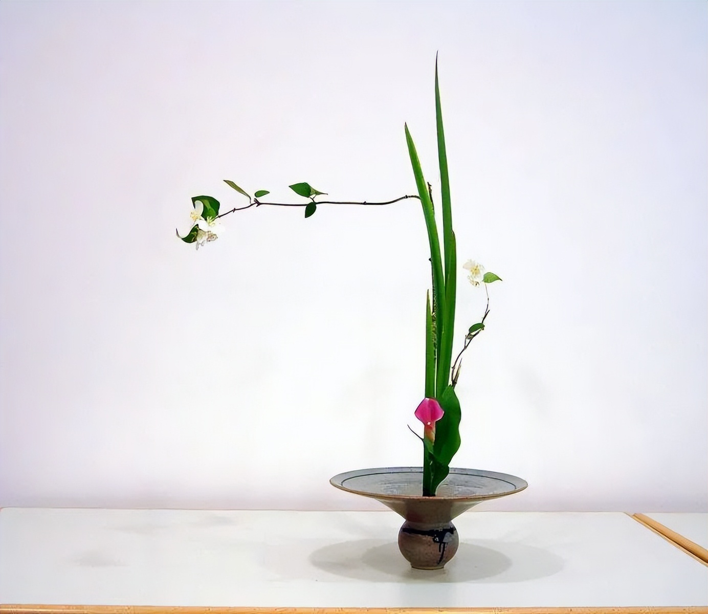 日式插花小原流花道,日式插花的13个基本技巧