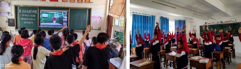 共享亚运健康运动“我与亚运有个约定”希望小学直播课再开讲