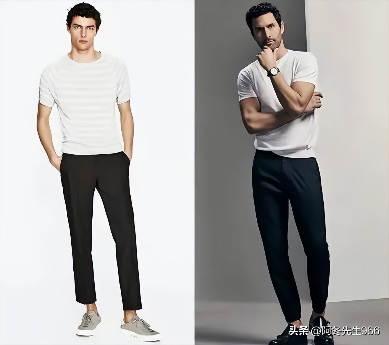 男士冰丝短袖t恤圆领,男士商务休闲短袖t恤搭配技巧