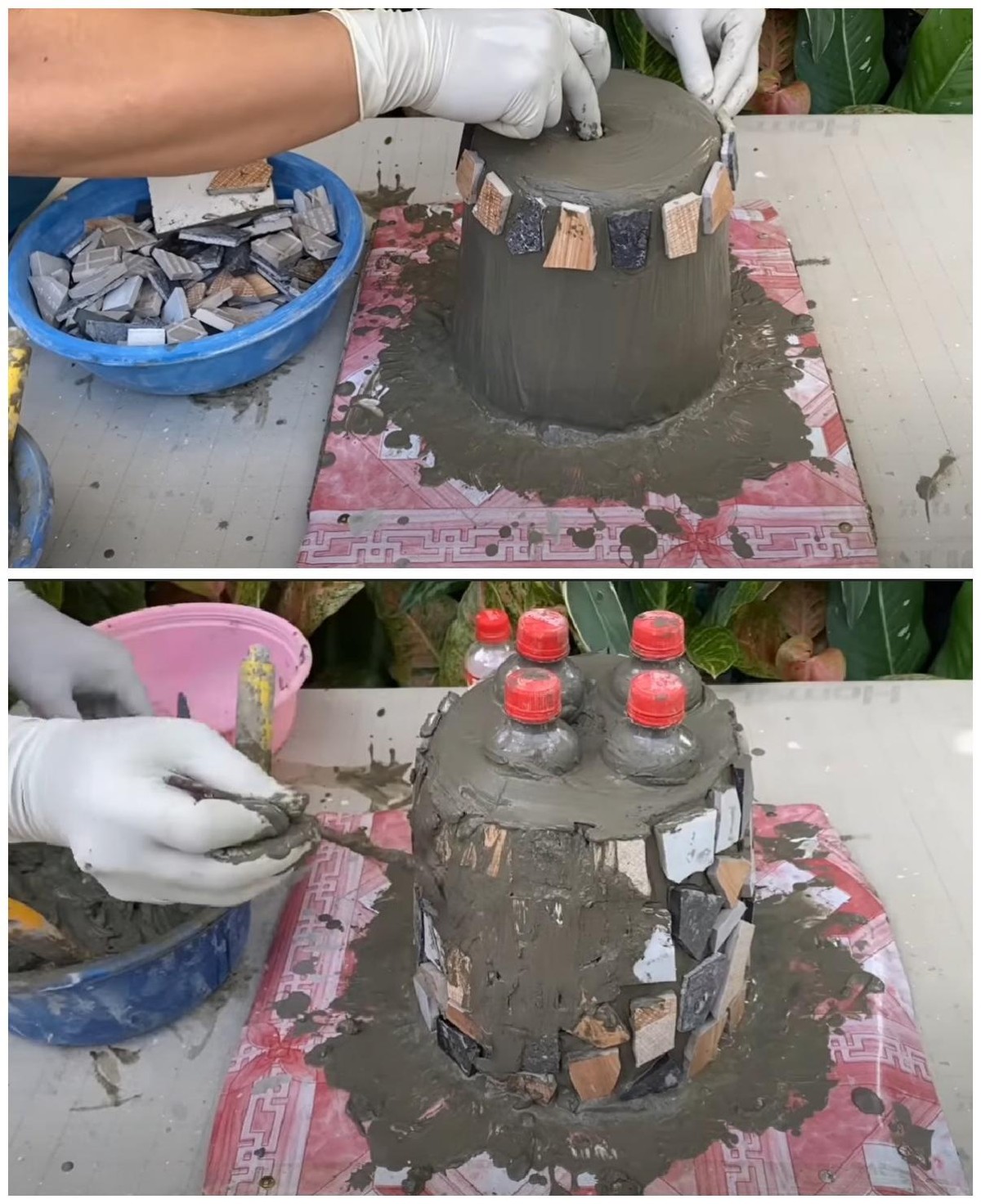 家庭可以用水泥花盆种花吗,在家种花什么花盆最好看