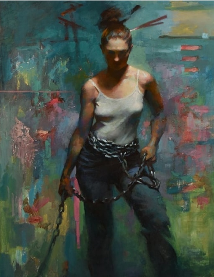 比利时超现实主义油画作品,欧美超现实魔幻主义油画