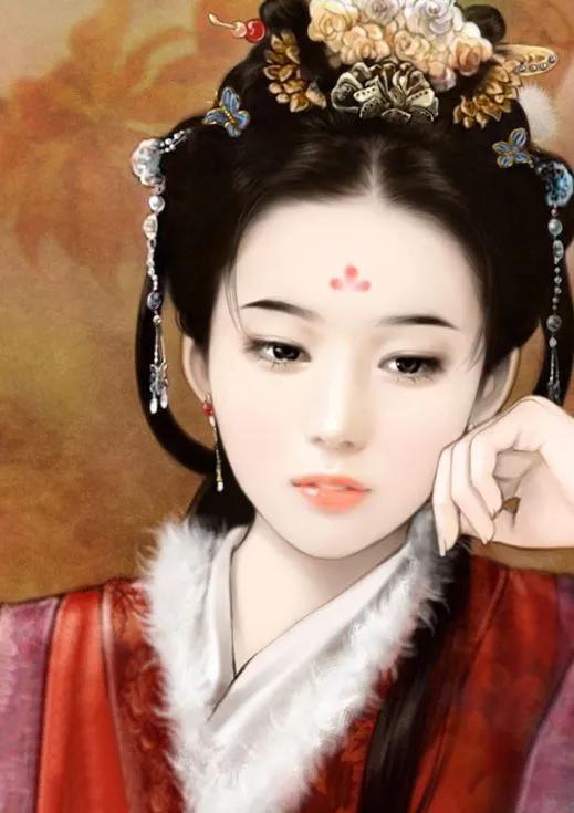 精美手绘手机壁纸古装演员,唐嫣古装高清壁纸