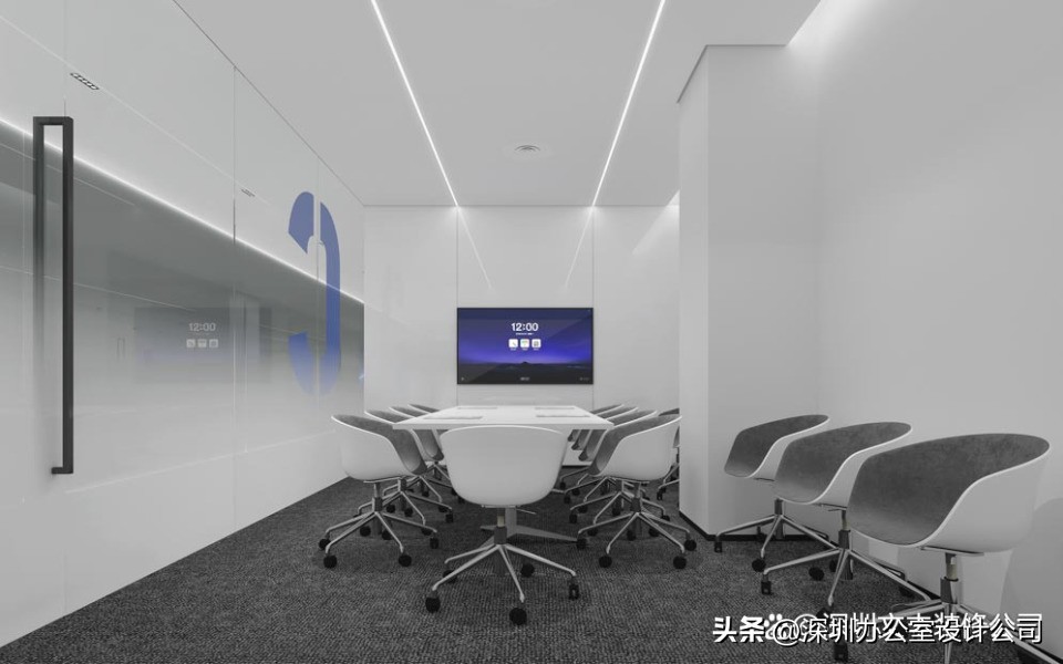 办公室装修设计效果图20平方,办公室装修设计创意图风格