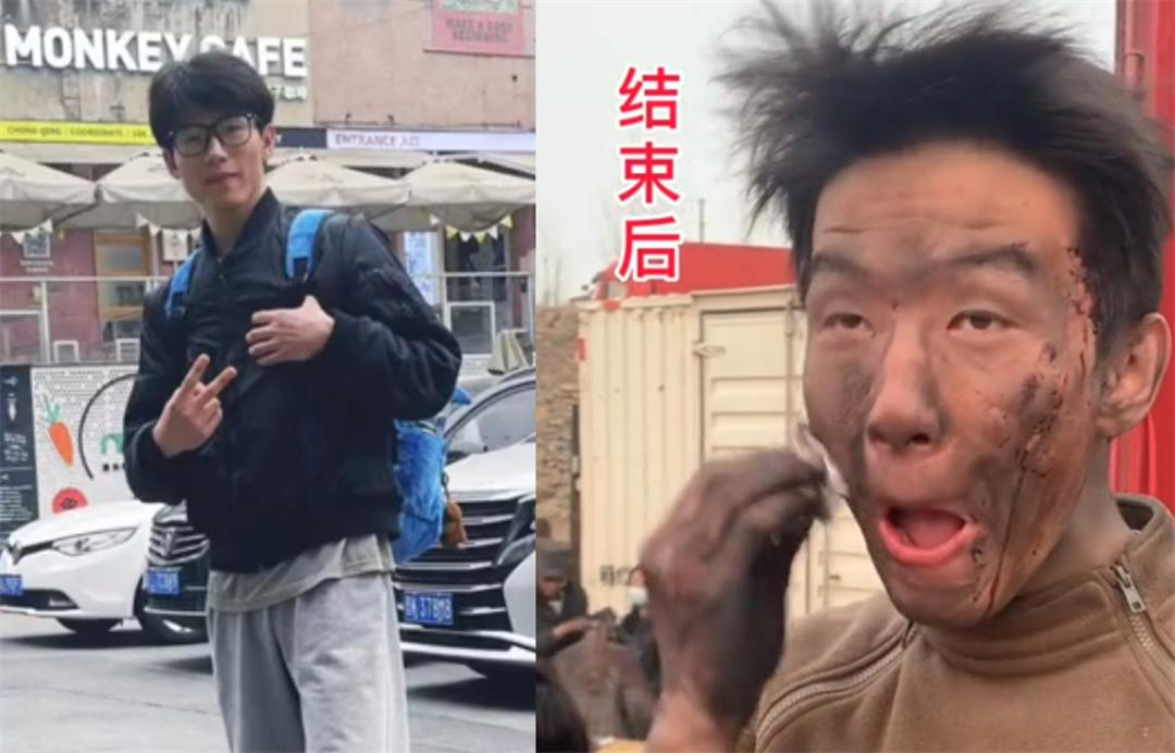 大学生进剧组当群演引热议,大学生进剧组当群演演技炸裂