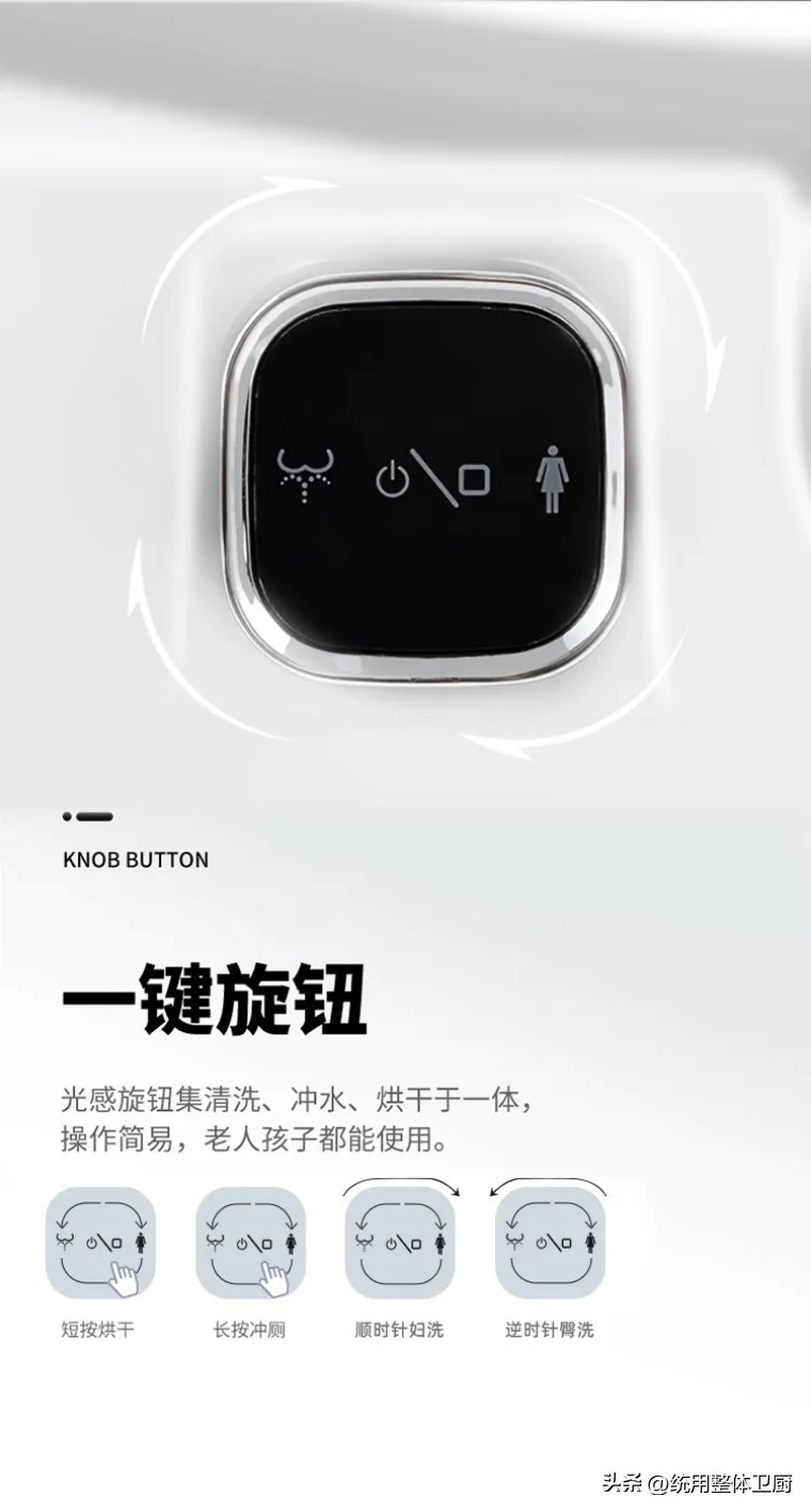 全自动智能马桶的知识讲解,统用智能马桶使用教程