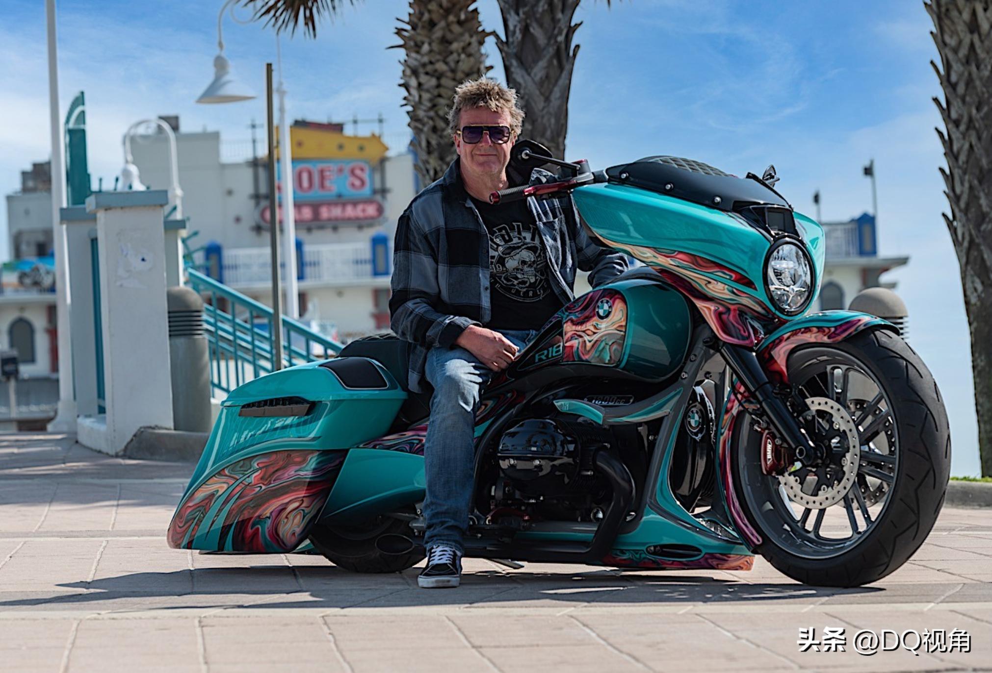 德国宝马m8改装,2021款宝马r18复古改装风格