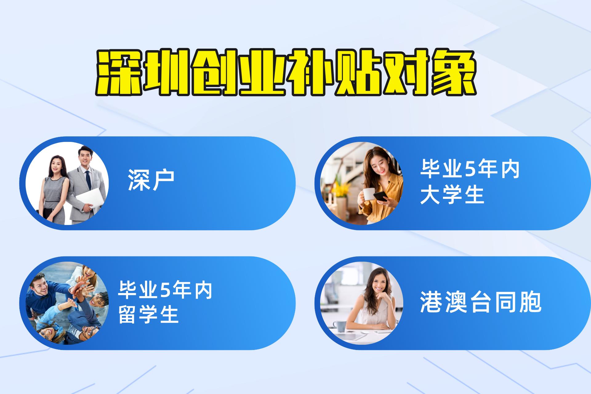 深圳创业补贴政策申请条件,深圳大学生初创补贴