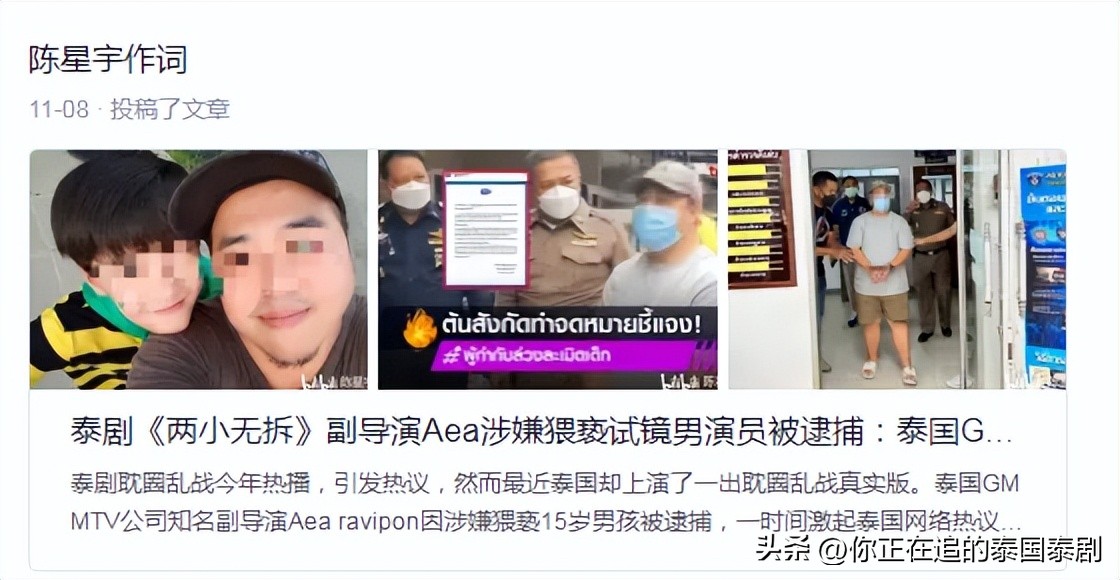 泰国人评论陈星宇,泰国评论陈星宇