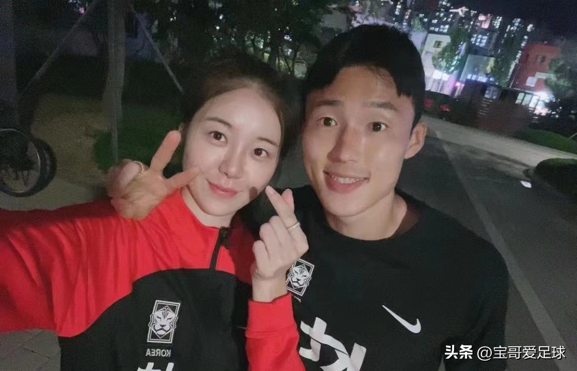 颜值超高的韩国球星家属团，韩国国脚最爱女团成员和女主播